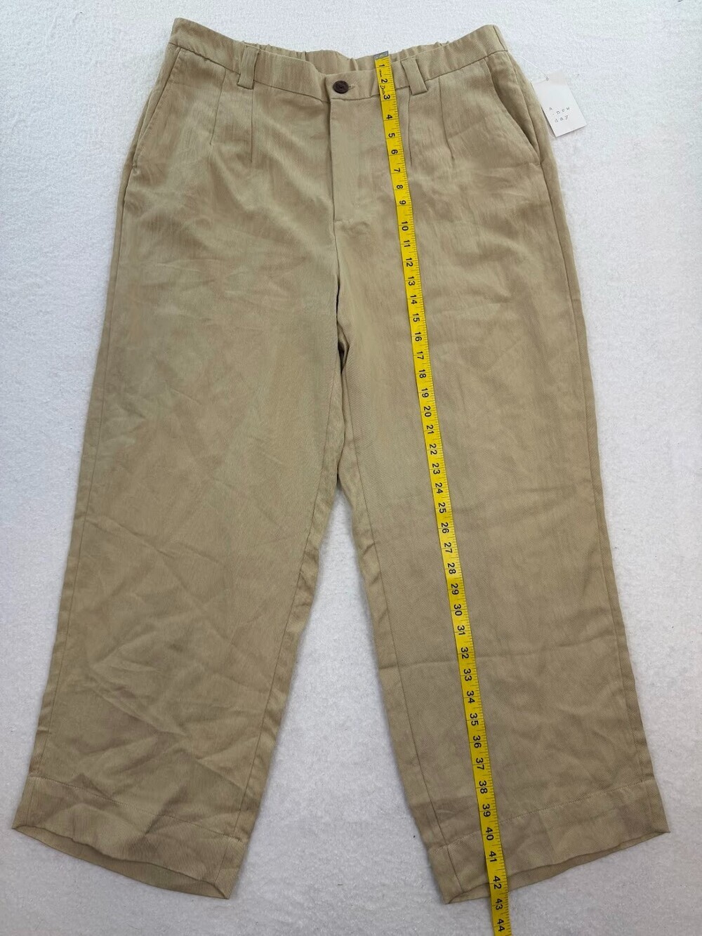 NWT A New Day Women's Beige High-Rise Straight Trousers Size 16 - Picture 11 of 11